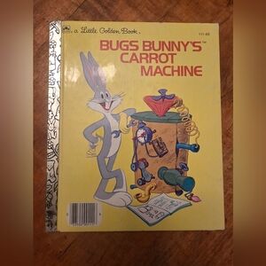 Bugs Bunny's Carrot Machine A Little Golden Book 1971 VG!